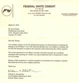 Federal White Cement TN